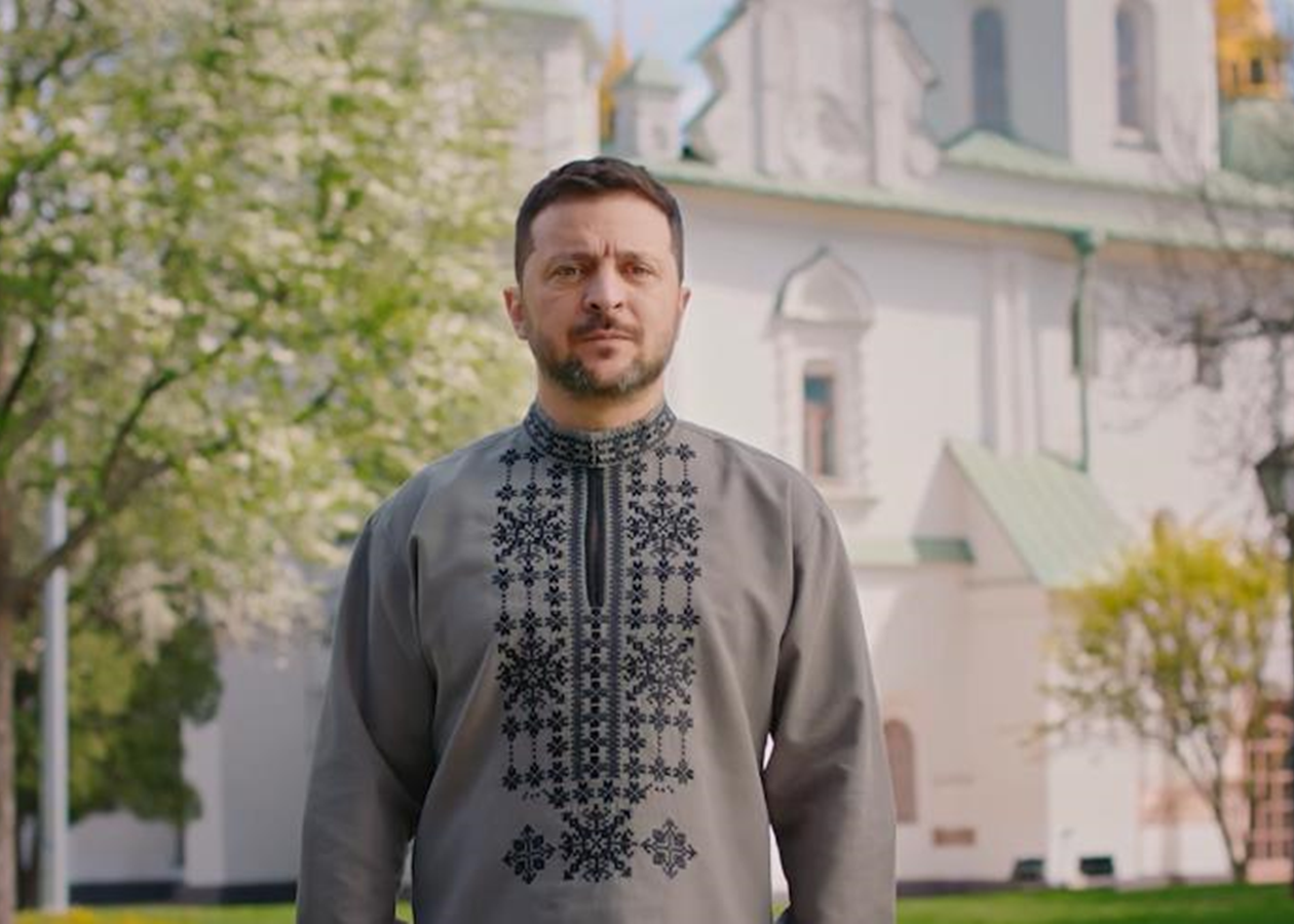 Зеленський привітав українців з Великоднем