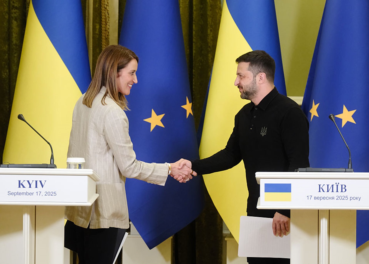 Зеленський зустрівся з головою Європарламенту